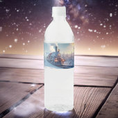 Étiquette Pour Bouteilles D'eau Cadeau de fête de Noël Conception de cadeau de fêt