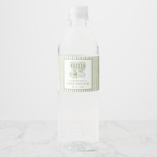 Étiquette Pour Bouteilles D'eau Cafe Bebe Baby Brunch