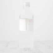 Étiquette Pour Bouteilles D'eau Cafe Bebe Shower de Bébé Café (Dos)