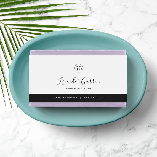 Étiquette Pour Bouteilles D'eau Calligraphie Couleurs modifiables Contraste Étique