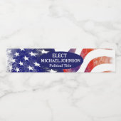 Étiquette Pour Bouteilles D'eau Campagne électorale personnalisée (Étiquettes simples)