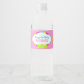Étiquette Pour Bouteilles D'eau Candyland Inspirée Bouteilles d'eau Wrappers (Devant)