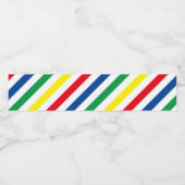 Étiquette Pour Bouteilles D'eau Carnaval (Étiquettes simples)