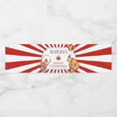 Étiquette Pour Bouteilles D'eau Carnaval de cirque Décor de fête d'anniversaire (Étiquettes simples)