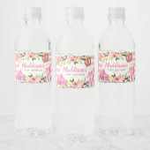 Étiquette Pour Bouteilles D'eau Carnaval rose étiquette d'eau (Bouteilles)