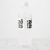 Étiquette Pour Bouteilles D'eau Casquette de baseball noir (Dos)