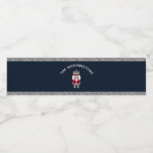 Étiquette Pour Bouteilles D'eau Casse-noires de Noël (Étiquettes simples)