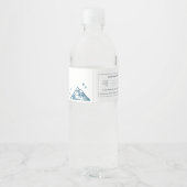 Étiquette Pour Bouteilles D'eau Champagne sur glace | Bachelorette Après Ski (Dos)