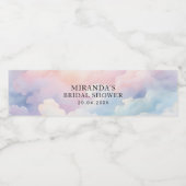 Étiquette Pour Bouteilles D'eau Chaussures Sur Cloud Neuf Fêtes des mariées (Étiquettes simples)