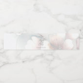 Étiquette Pour Bouteilles D'eau Cherry Blossom Mariage (Étiquettes simples)