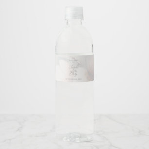 Étiquette Pour Bouteilles D'eau Cherry Blossom Mariage
