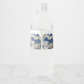 Étiquette Pour Bouteilles D'eau Chevalier et Dragon (Dos)