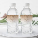 Étiquette Pour Bouteilles D'eau Chic Gold Parties scintillant Drip 80th Birthday P<br><div class="desc">Ces étiquettes chic et féminins de bouteille d'eau de la fête du 80e anniversaire ont une bordure brillante or faux parties scintillant goutte et or ombre arrière - plan. Personnalisez-les avec son nom en écriture manuscrite de couleur or,  avec son anniversaire et la date ci-dessous en police sans serif.</div>