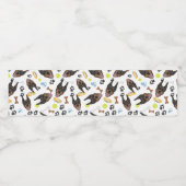 Étiquette Pour Bouteilles D'eau Chien souriant Doberman (Étiquettes simples)