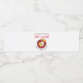 Étiquette Pour Bouteilles D'eau Chilli Soupe Concours de cuisine Concours de soupe (Étiquettes simples)