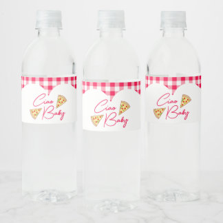 Étiquette Pour Bouteilles D'eau Ciao Baby Italian Baby Shower