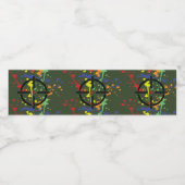 Étiquette Pour Bouteilles D'eau Cible de l'Armée Green Paintball Party (Étiquettes simples)