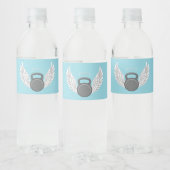Étiquette Pour Bouteilles D'eau Ciel des haltères (Bouteilles)