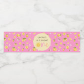 Étiquette Pour Bouteilles D'eau Citron sucré un anniversaire (Étiquettes simples)