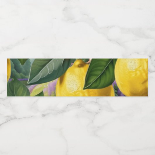 Étiquette Pour Bouteilles D'eau Citron vert (Étiquettes simples)