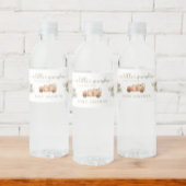 Étiquette Pour Bouteilles D'eau Citrouille Automne Camion Orange Baby shower Neutr