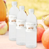 Étiquette Pour Bouteilles D'eau Citrouille Automne Camion Orange Baby shower Neutr