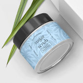 Étiquette Pour Bouteilles D'eau Clair bleu moderne Cosmétique Jar imperméable Étiq