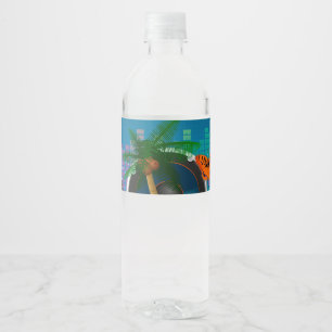 Étiquette Pour Bouteilles D'eau Club Summer Music Festival