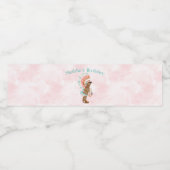 Étiquette Pour Bouteilles D'eau Coiffure amérindienne afro-américaine pour bébé (Étiquettes simples)