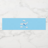 Étiquette Pour Bouteilles D'eau Collection de la fête des avions ! (Étiquettes simples)