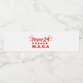 Étiquette Pour Bouteilles D'eau Conception Trump24 (Étiquettes simples)