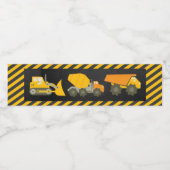 Étiquette Pour Bouteilles D'eau Construction Anniversaire Bouteille d'eau Étiquett (Étiquettes simples)