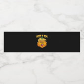 Étiquette Pour Bouteilles D'eau Crazy Halloween Citrouille Trumpkin costume (Étiquettes simples)