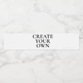 Étiquette Pour Bouteilles D'eau Créez votre propre (Étiquettes simples)