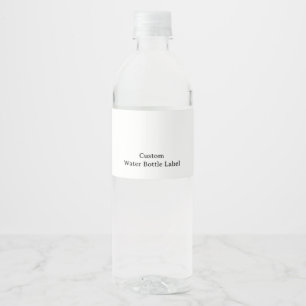 Étiquette Pour Bouteilles D'eau Créez votre propre étiquette de bouteille d'eau 8"