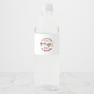 Étiquette Pour Bouteilles D'eau Crème glacée sociale faire votre propre Sundae Par