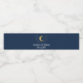 Étiquette Pour Bouteilles D'eau Crescent Moon étoile (Étiquettes simples)