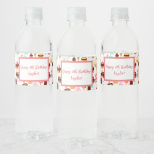 Étiquette Pour Bouteilles D'eau Criez pour les filles de glace pour un anniversair