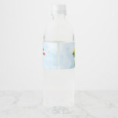 Étiquette Pour Bouteilles D'eau Cuisine de réunion familiale dans le parc (Dos)