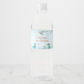 Étiquette Pour Bouteilles D'eau Cute Dinosaur 1er anniversaire (Devant)