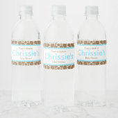 Étiquette Pour Bouteilles D'eau Cute Giraffe Baby shower Party (Bouteilles)