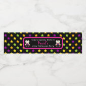 Étiquette Pour Bouteilles D'eau Cute Halloween Vampire Boy Halloween Party (Étiquettes simples)