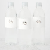 Étiquette Pour Bouteilles D'eau Cute Little Boo Basic Clean (Bouteilles)