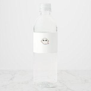 Étiquette Pour Bouteilles D'eau Cute Little Boo Basic Clean