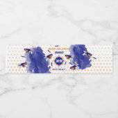 Étiquette Pour Bouteilles D'eau Dart Gun Bataille War Boys Anniversaire (Étiquettes simples)