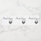 Étiquette Pour Bouteilles D'eau décoration de douche à nage (Étiquettes simples)