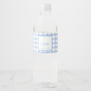Étiquette Pour Bouteilles D'eau Dédication de bébé/Plaque de célébration du baptêm