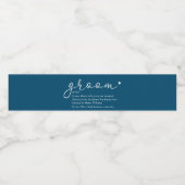 Étiquette Pour Bouteilles D'eau Définition de la chambre, Bachelor Party, Mariage (Étiquettes simples)