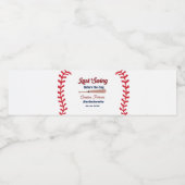 Étiquette Pour Bouteilles D'eau Dernier Swing avant l'anneau Baseball  Enterrement (Étiquettes simples)