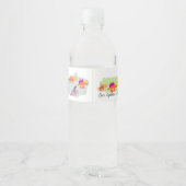 Étiquette Pour Bouteilles D'eau Dinosaure (Dos)